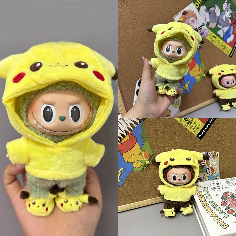 Baby Clothes - Labubu Bebek İçin 15-17cm Karikatür Sevimli