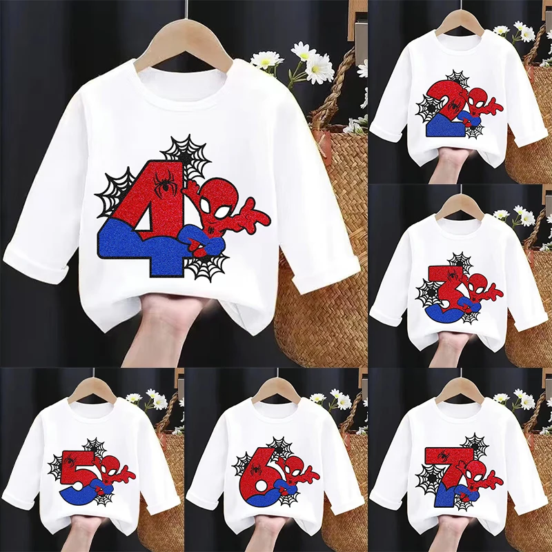 Baby Clothes - Yeni Örümcek Desenli Çocuk Uzun Kollu