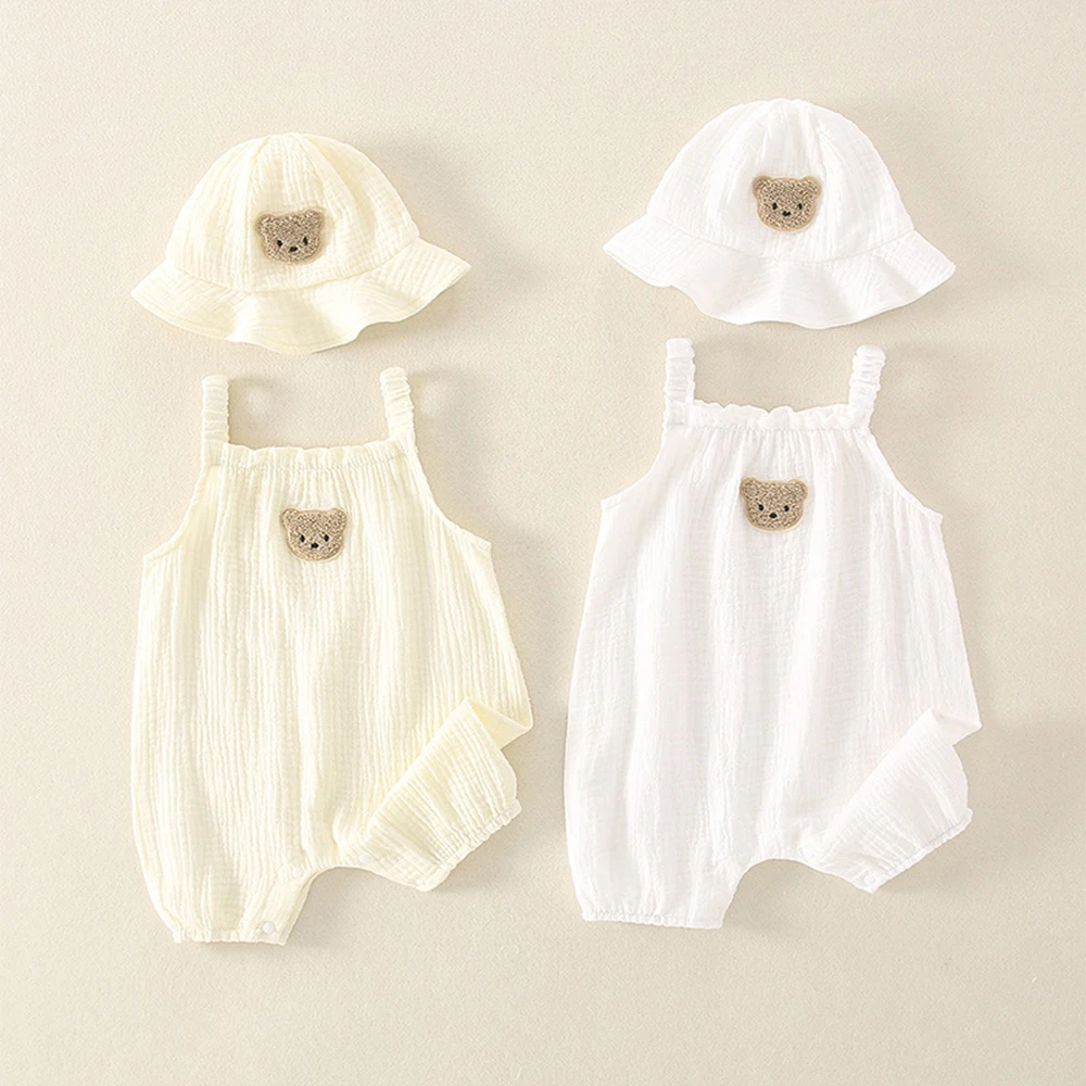 Baby Clothes - Süper Sevimli İşlemeli Tırmanma Kıyafetleri Seti