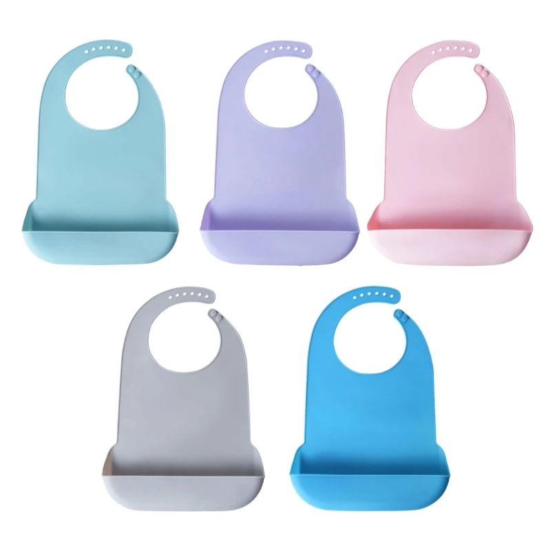 Waterproof Baby Bibs Silicone - Yetişkinler İçin Su Geçirmez, Yağa Dayanıklı