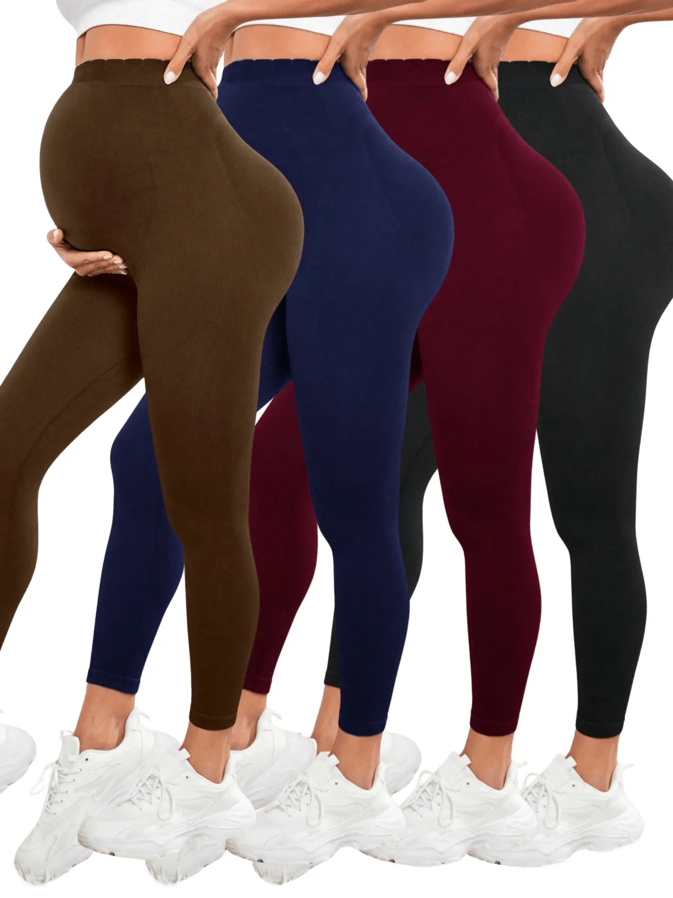 Maternity Wear - Kadın Hamile Taytı Göbek Üstü Gebelik