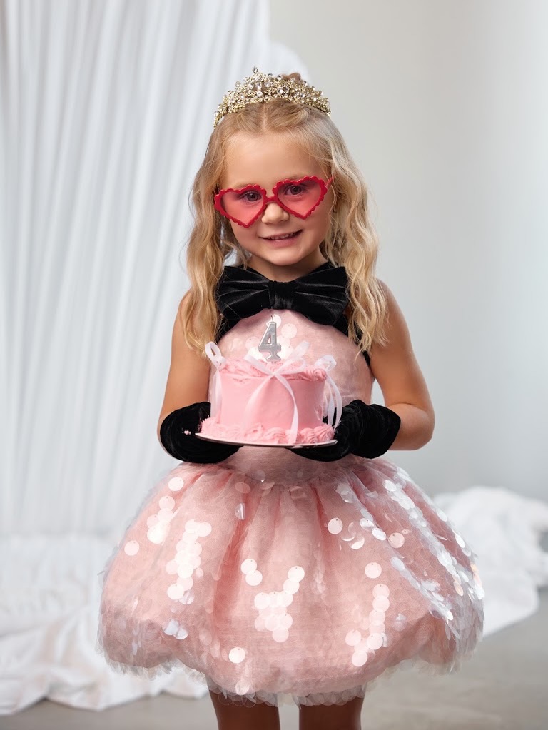Pembe Payetli Tül Kız Çocuk Do - Toddler Girl Tulle Party Dress incelemesi ve fiyatı