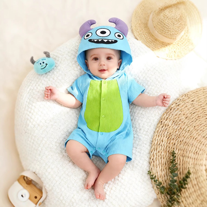 Yenidoğan Bebek Mavi Canavar T - Cotton Baby Onesies Zipper incelemesi ve fiyatı