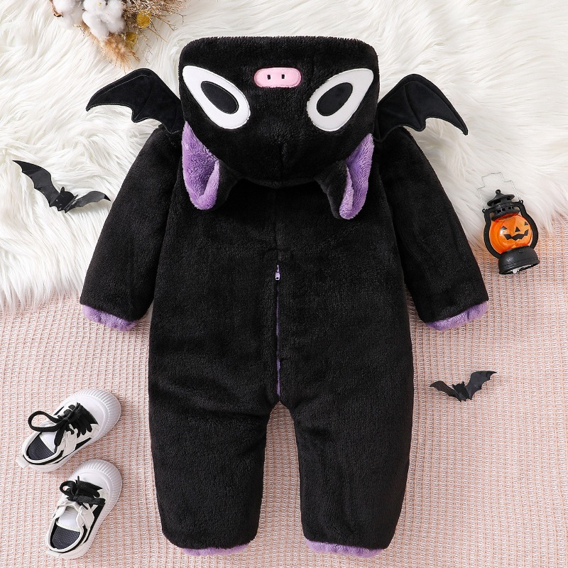 Yenidoğan Bebek Siyah Mor Kedi - Cotton Baby Onesies Zipper incelemesi ve fiyatı