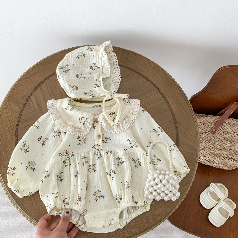 2025 Bahar Yenidoğan Bebek Beb - Newborn Baby Girl Romper Floral incelemesi ve fiyatı