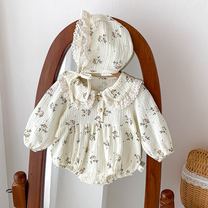 2025 Bahar Yenidoğan Bebek Beb - Newborn Baby Girl Romper Floral incelemesi ve fiyatı
