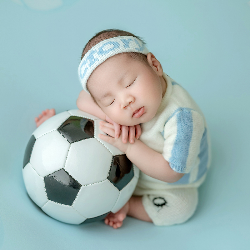 Futbol Bebek Tema Yenidoğan Fo - Infant Photography Props Outfit incelemesi ve fiyatı