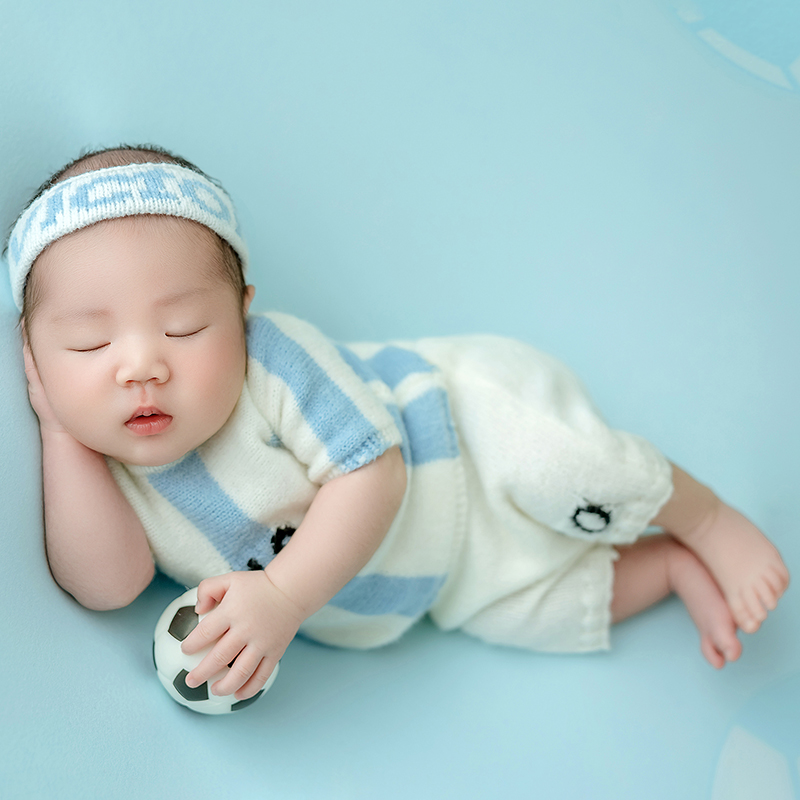 Futbol Bebek Tema Yenidoğan Fo - Infant Photography Props Outfit incelemesi ve fiyatı
